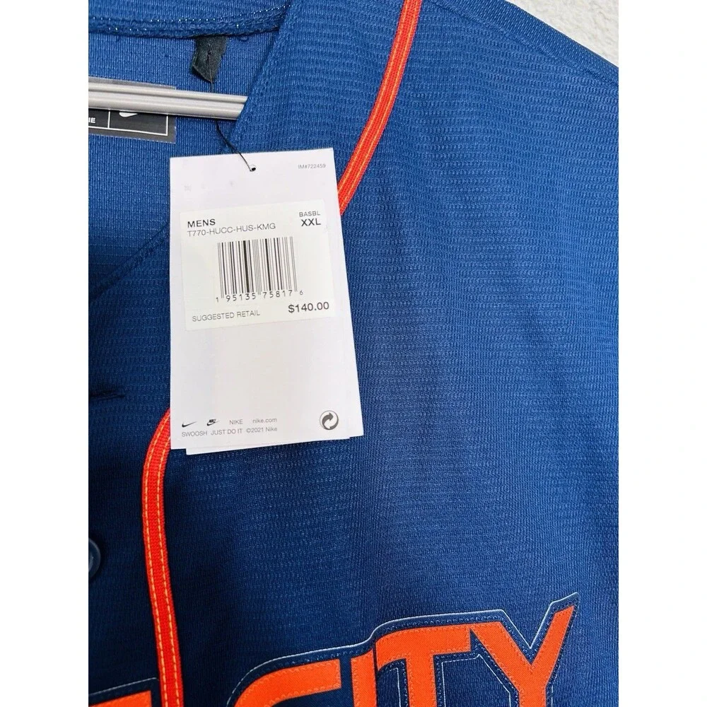 Nike Men’s 2XL Houston Astros Space City City Connect MLB Baseball Jersey